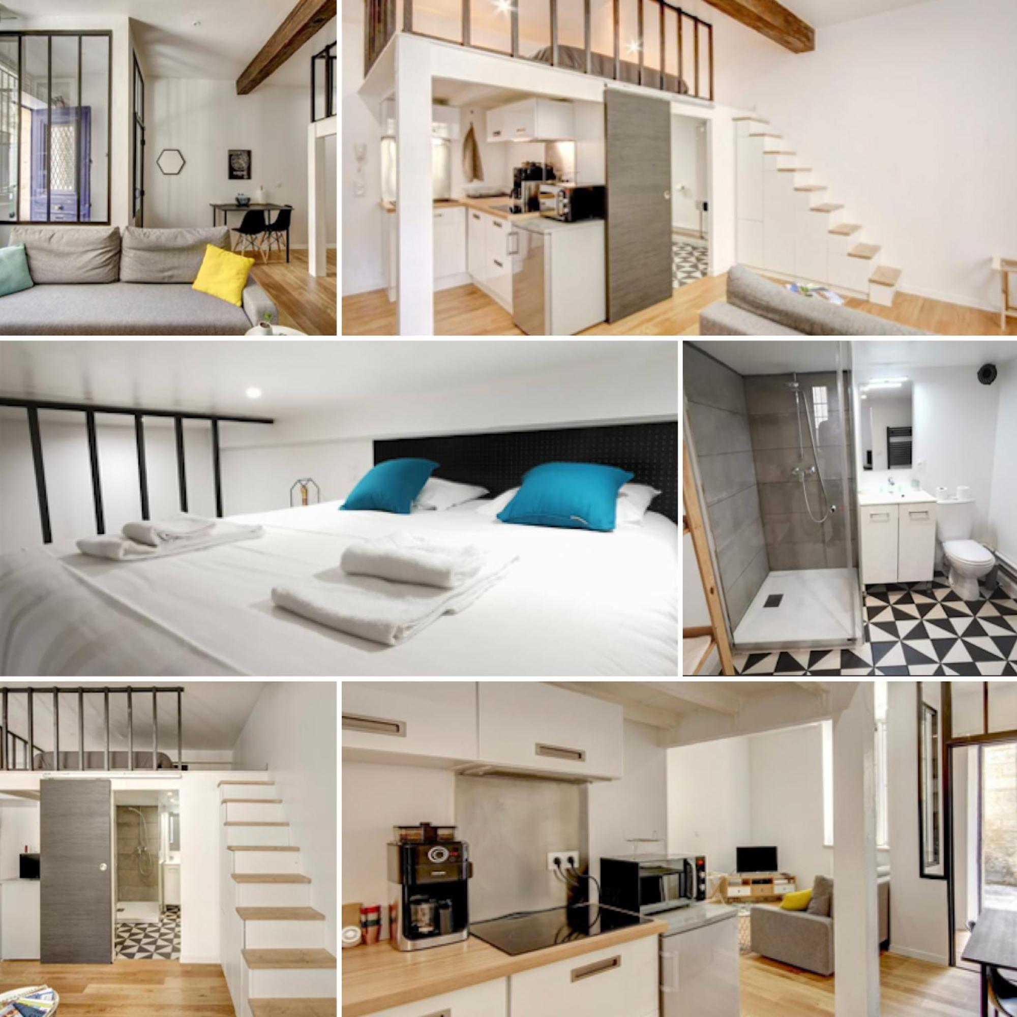 Charmant Studio Loft Au Coeur De Bordeaux Exterior foto